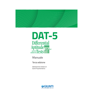 DAT-5 - Differential Aptitude Tests - 5ª edizione