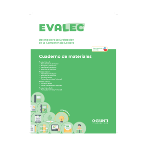 cuaderno de materiales Evalec