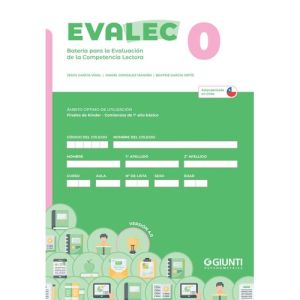  EVALEC- 0 (Pack 10 test + 10 usos de corrección Eduportal / Versión chilena 4.0)